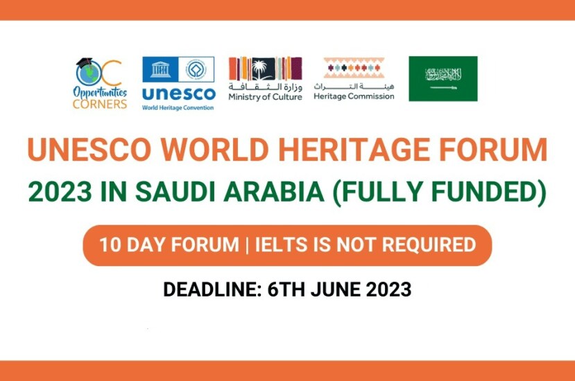 [Scholarships]UNESCO World Heritage Young Professionals Forum 2023 in Saudi Arabia | Fully Funded – Community Forum