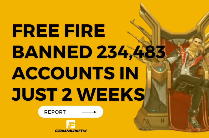 Free Fire Cracks Down on Cheaters: 234k Accounts Banned, Hack Channels and Videos Removed