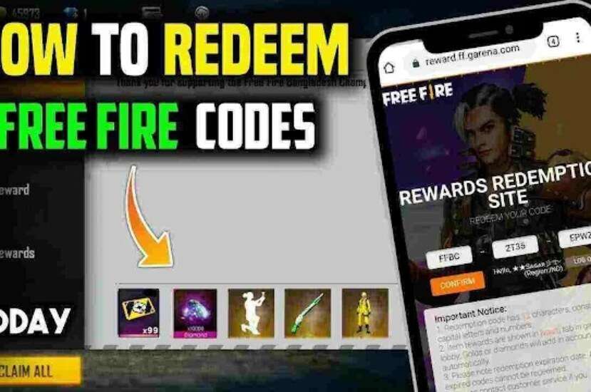 Free Fire Redeem Code 5 December 2023