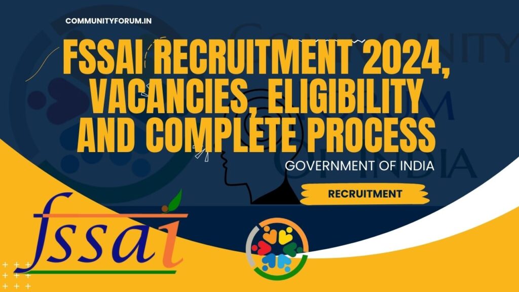 FSSAI Recruitment 2024 image