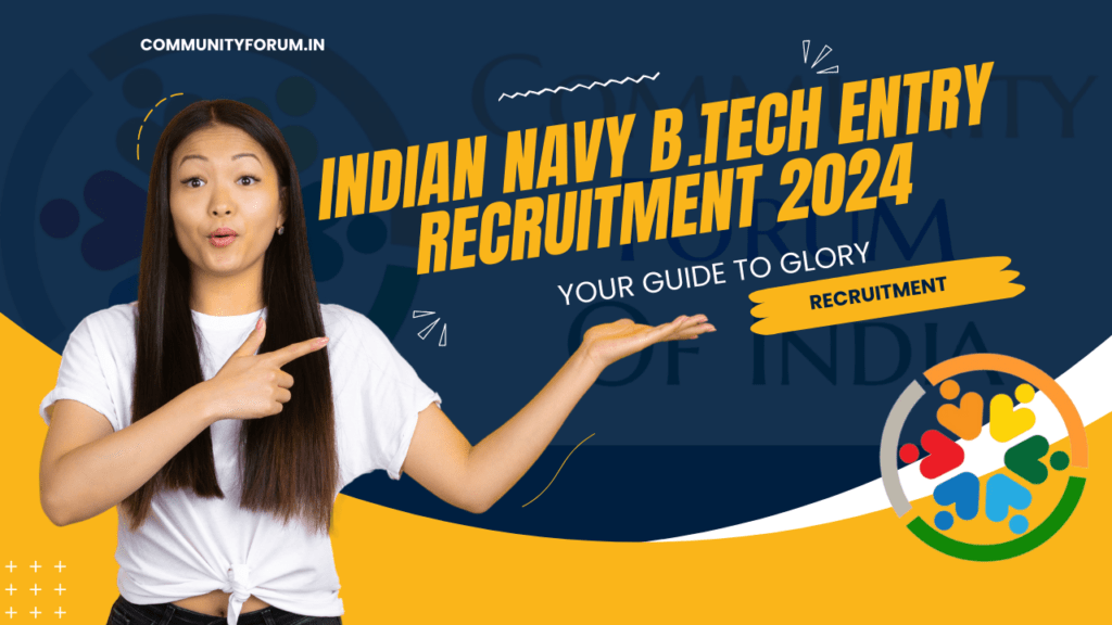 Indian Navy B.Tech Entry Recruitment 2024 Image