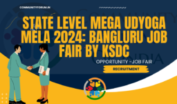 State Level Mega Udyoga Mela 2024: Bengaluru Job Fair by KSDC