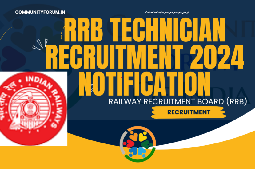 RRB Technician Recruitment 2024 Notification, Eligibility, Salary and more details