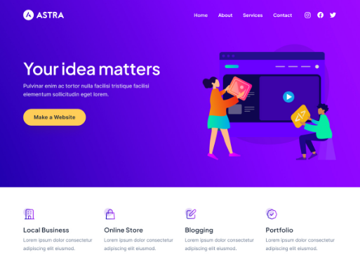 Astra WooCommerce theme